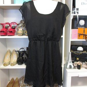 The Limited Black Sheer Dress